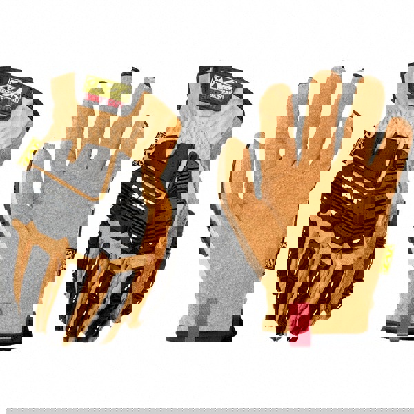 Cut-Resistant Gloves: Size 2XL, ANSI Cut A9, Leather